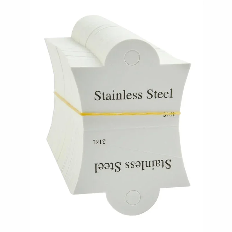 Çelik Yazılı Oval Bileklik Kartı 4.5×8 cm – 200 Adet